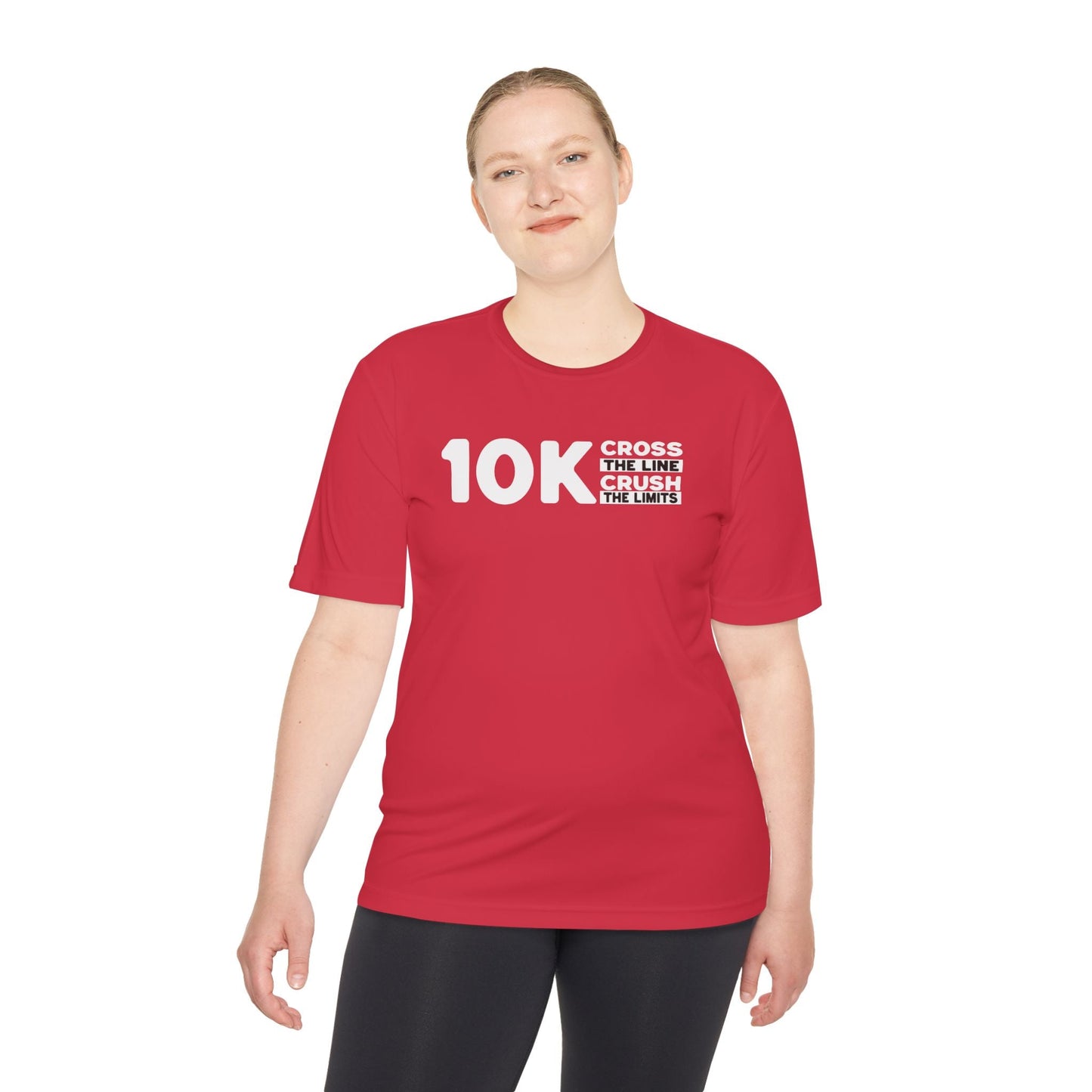 10k Cross the Line and Crush the Limits Moisture Wicking Tee - Unisex - Forward Gear Athletics