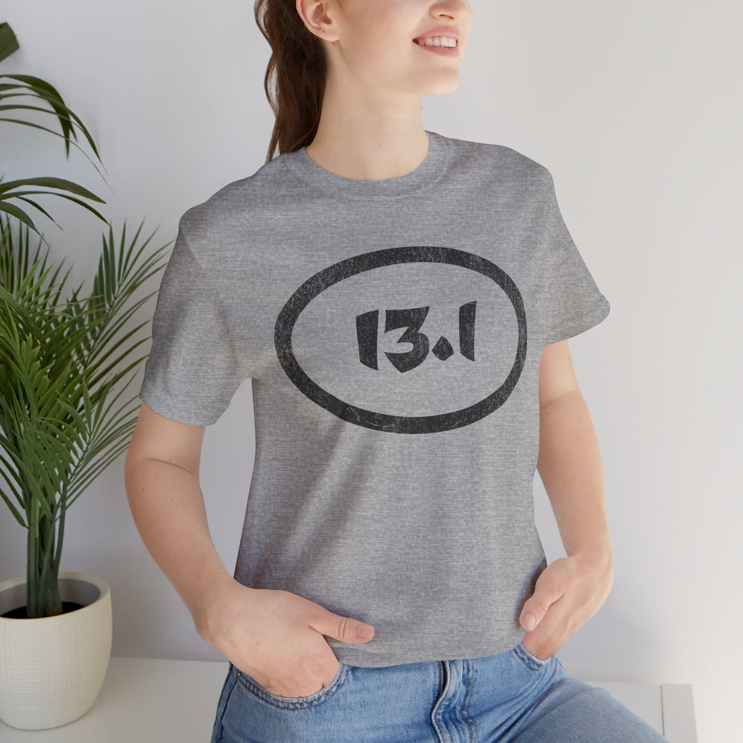 13.1 Marathon Distance Oval - Run T-Shirt - Forward Gear Athletics
