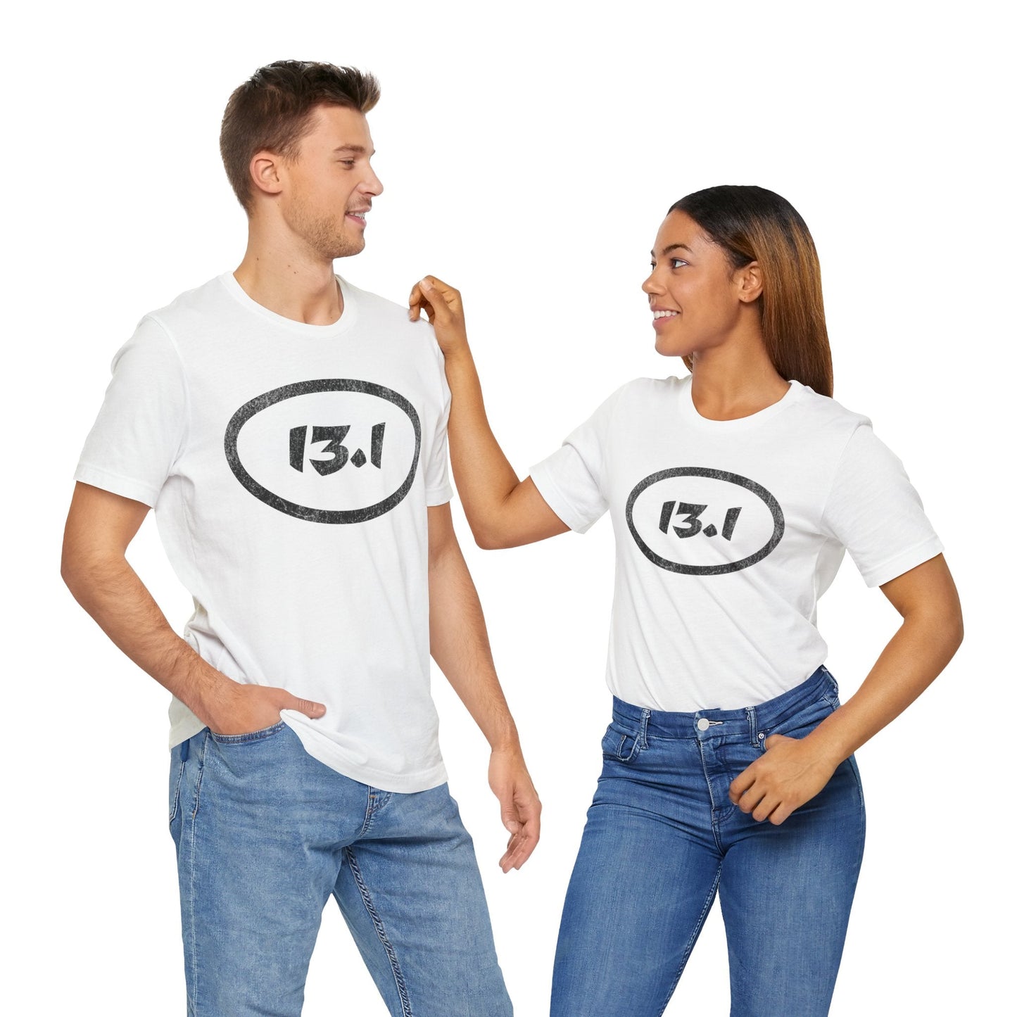 13.1 Marathon Distance Oval - Run T-Shirt - Forward Gear Athletics