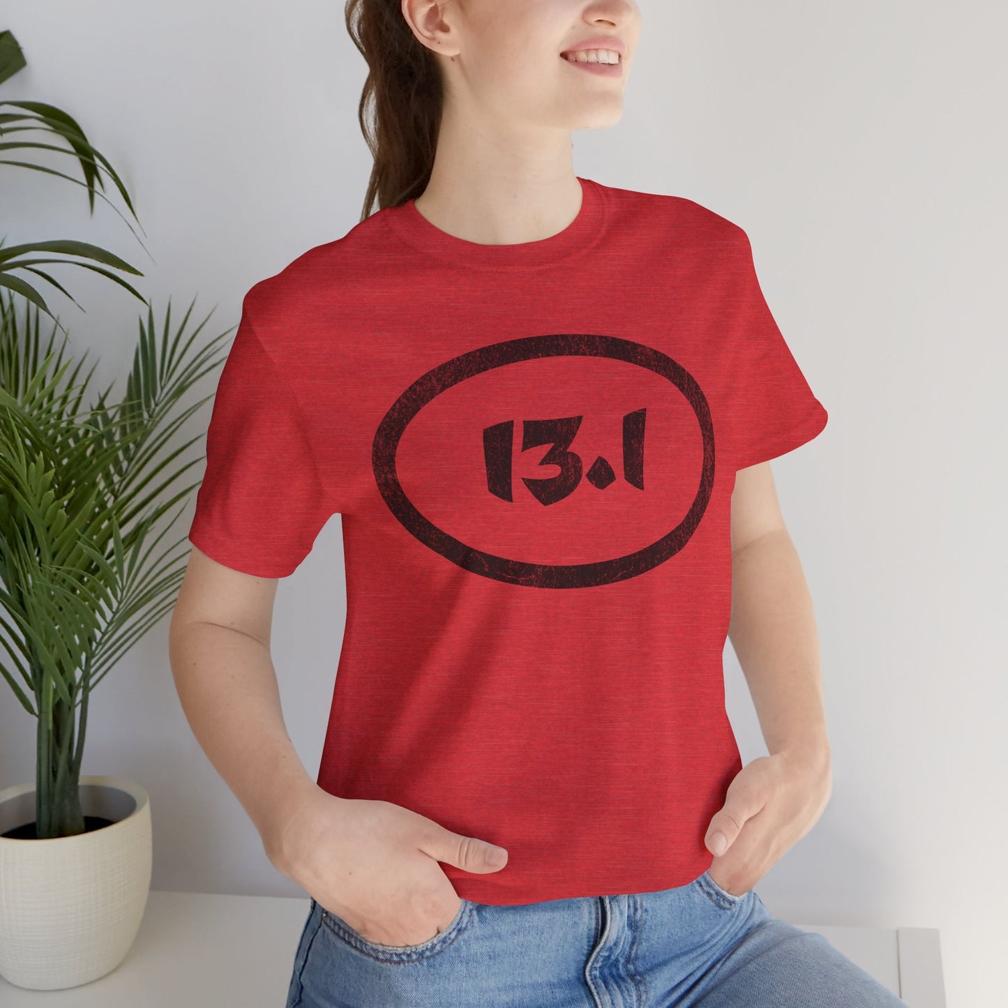 13.1 Marathon Distance Oval - Run T-Shirt - Forward Gear Athletics