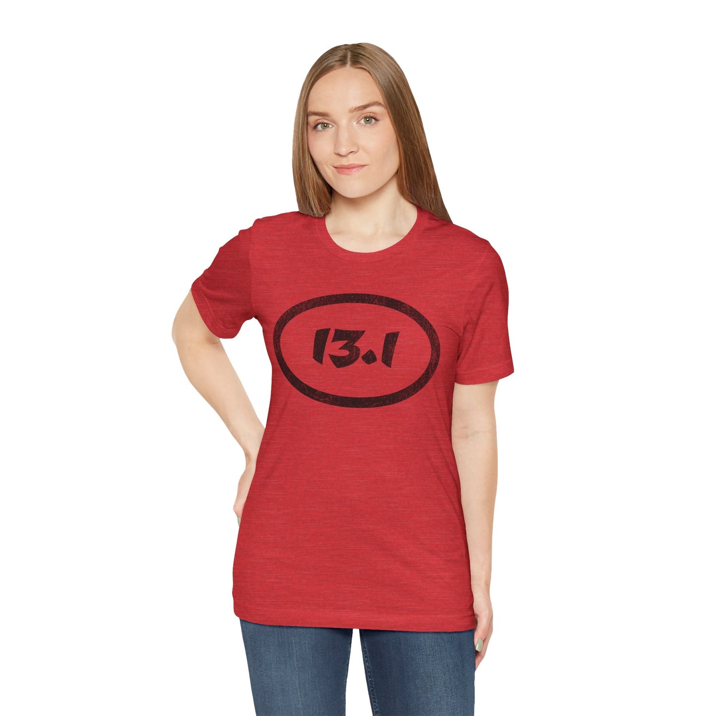 13.1 Marathon Distance Oval - Run T-Shirt - Forward Gear Athletics