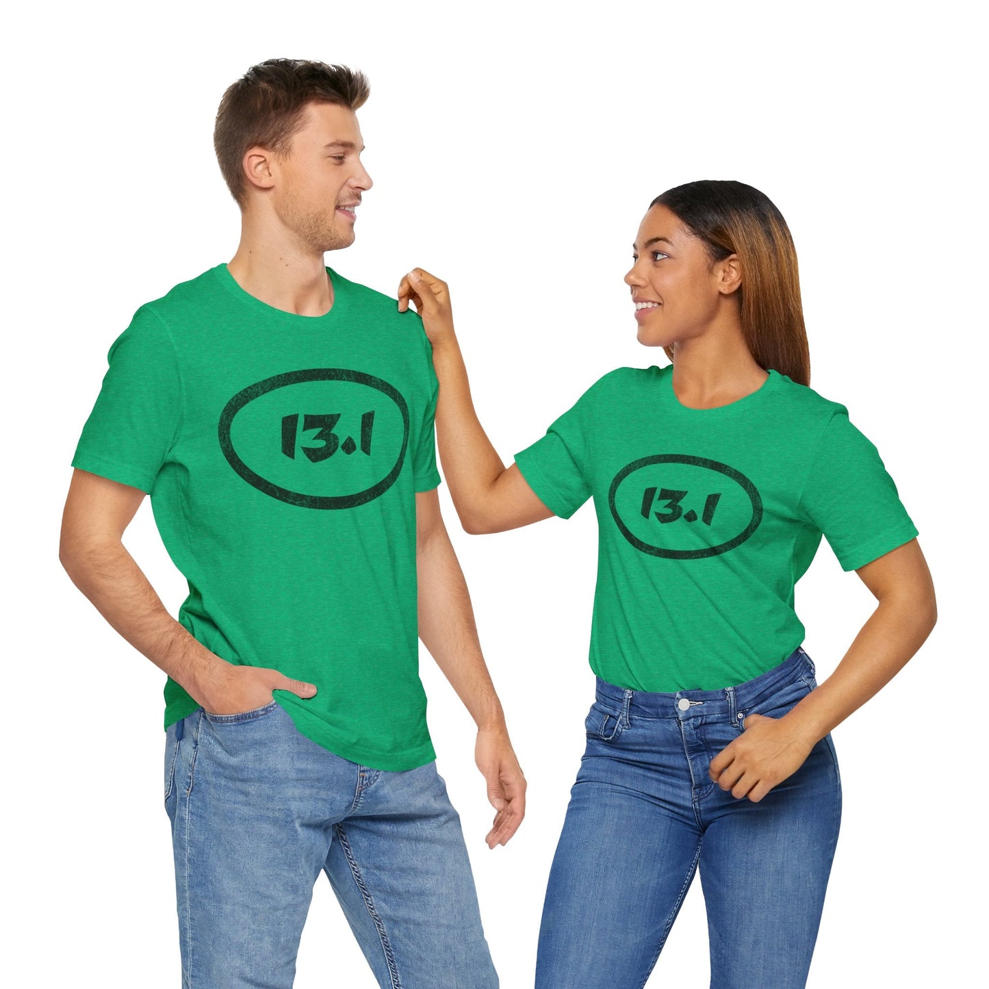 13.1 Marathon Distance Oval - Run T-Shirt - Forward Gear Athletics