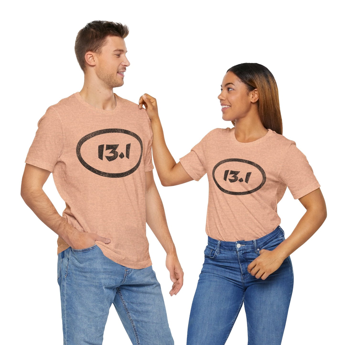 13.1 Marathon Distance Oval - Run T-Shirt - Forward Gear Athletics