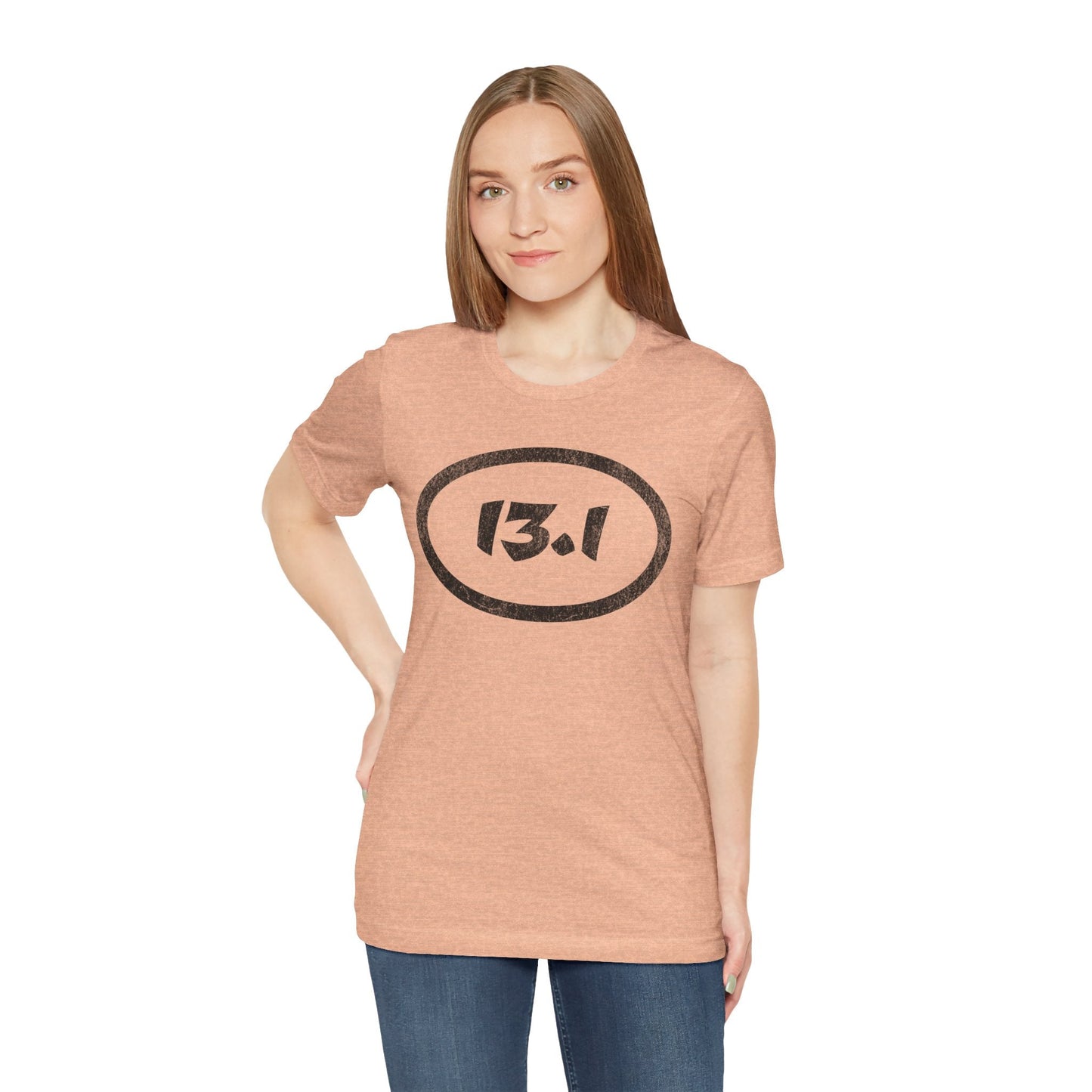 13.1 Marathon Distance Oval - Run T-Shirt - Forward Gear Athletics