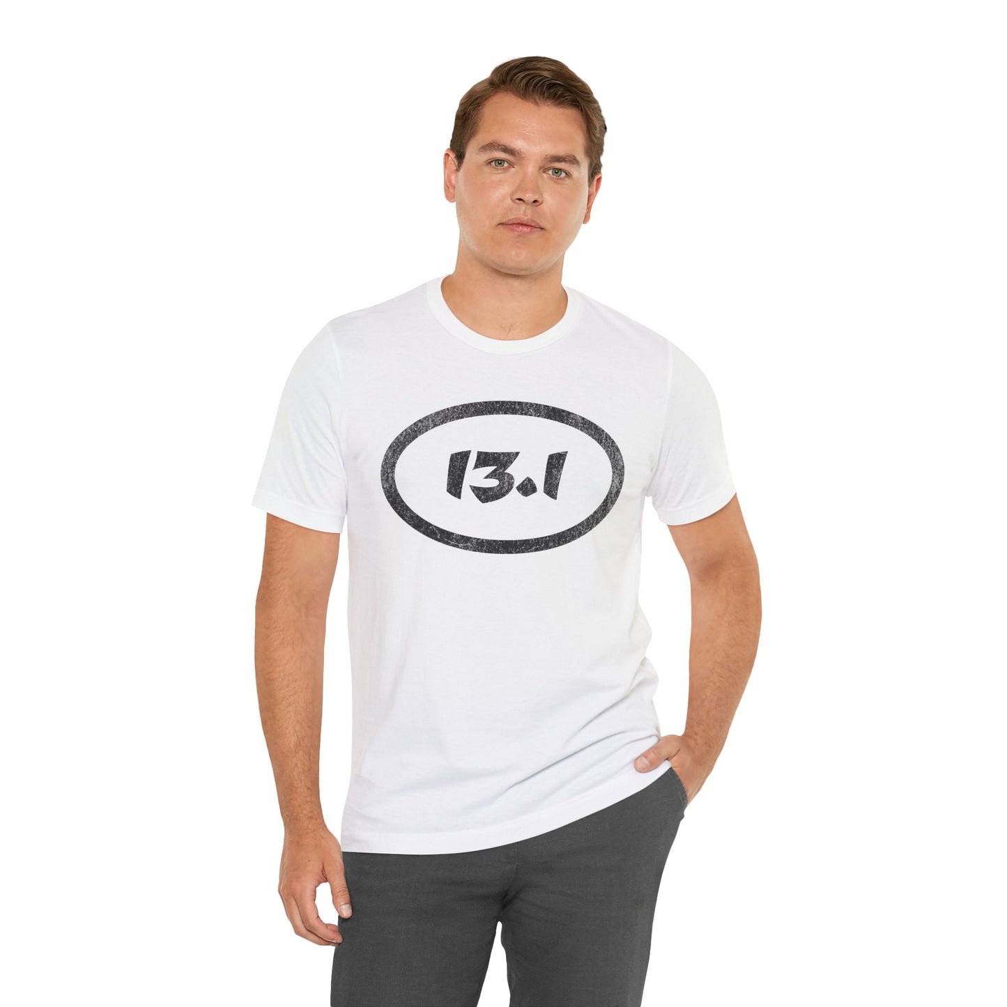13.1 Marathon Distance Oval - Run T-Shirt - Forward Gear Athletics
