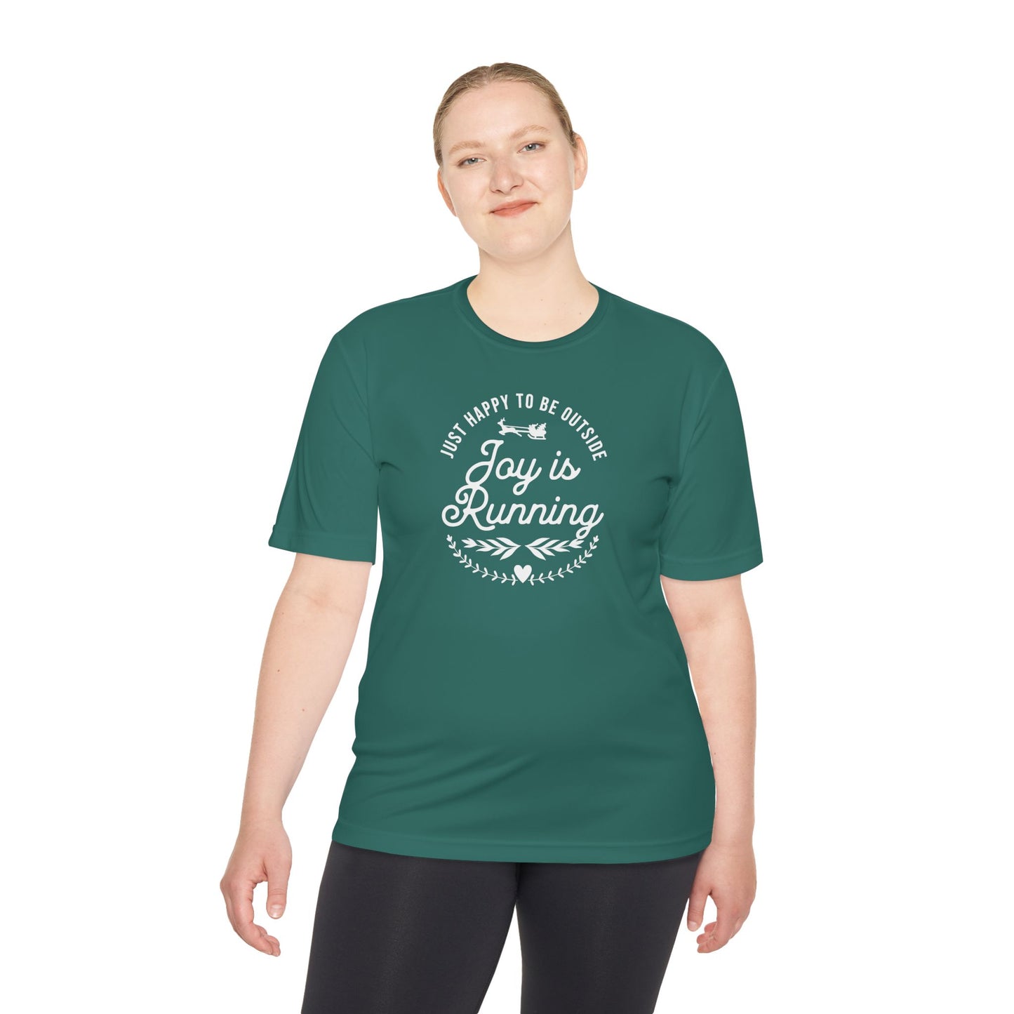 Joy is Running - Unisex Moisture Wicking Tee