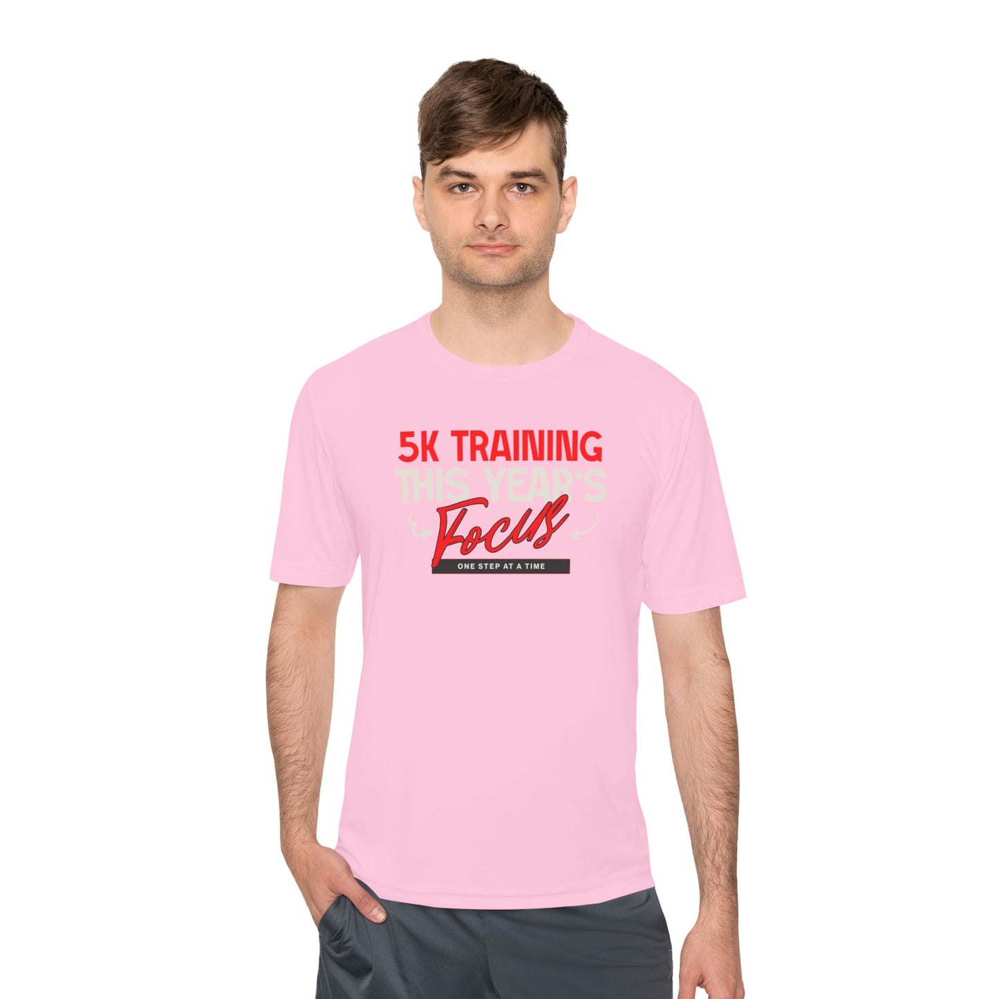 5k Training This Year's Focus Moisture Wicking Tee - Unisex - Forward Gear Athletics