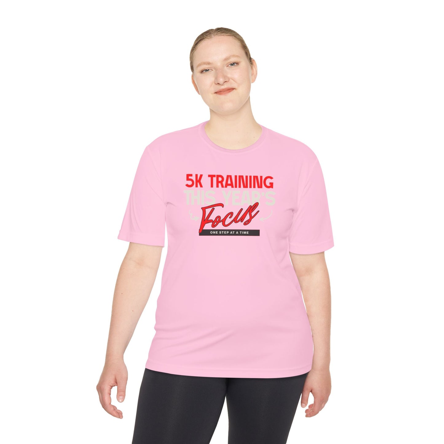 5k Training This Year's Focus Moisture Wicking Tee - Unisex - Forward Gear Athletics