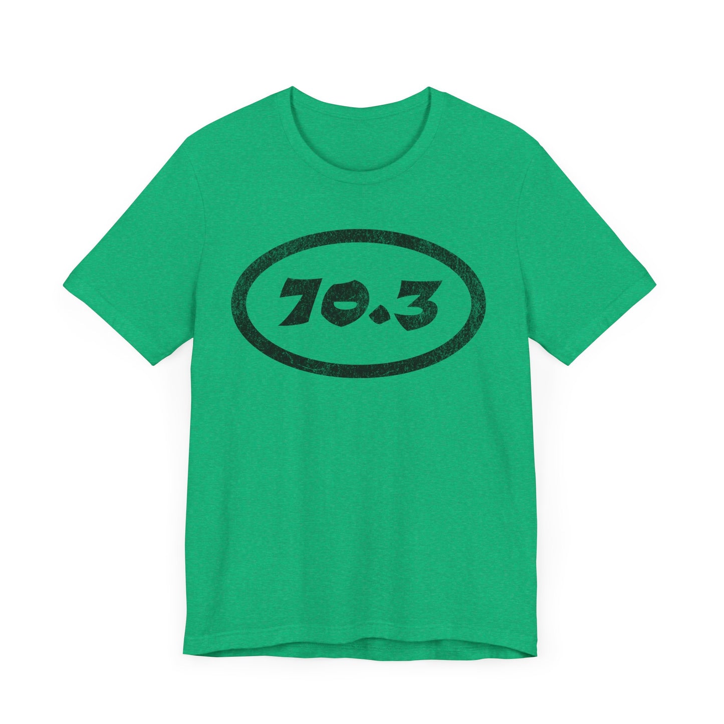 70.3 Triathlon Distance Oval - Swim, Bike, Run T-Shirtxt - Forward Gear Athletics