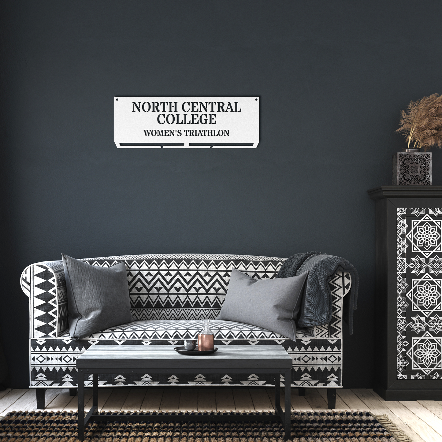 NCC_TRI_25_Metal-Die_Cut_Medal_Hanger_White_Dark_Living_Room_Mockup.png