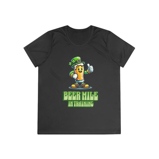 Beer Mile In Training - Ladies Competitor Tee - Forward Gear Athletics