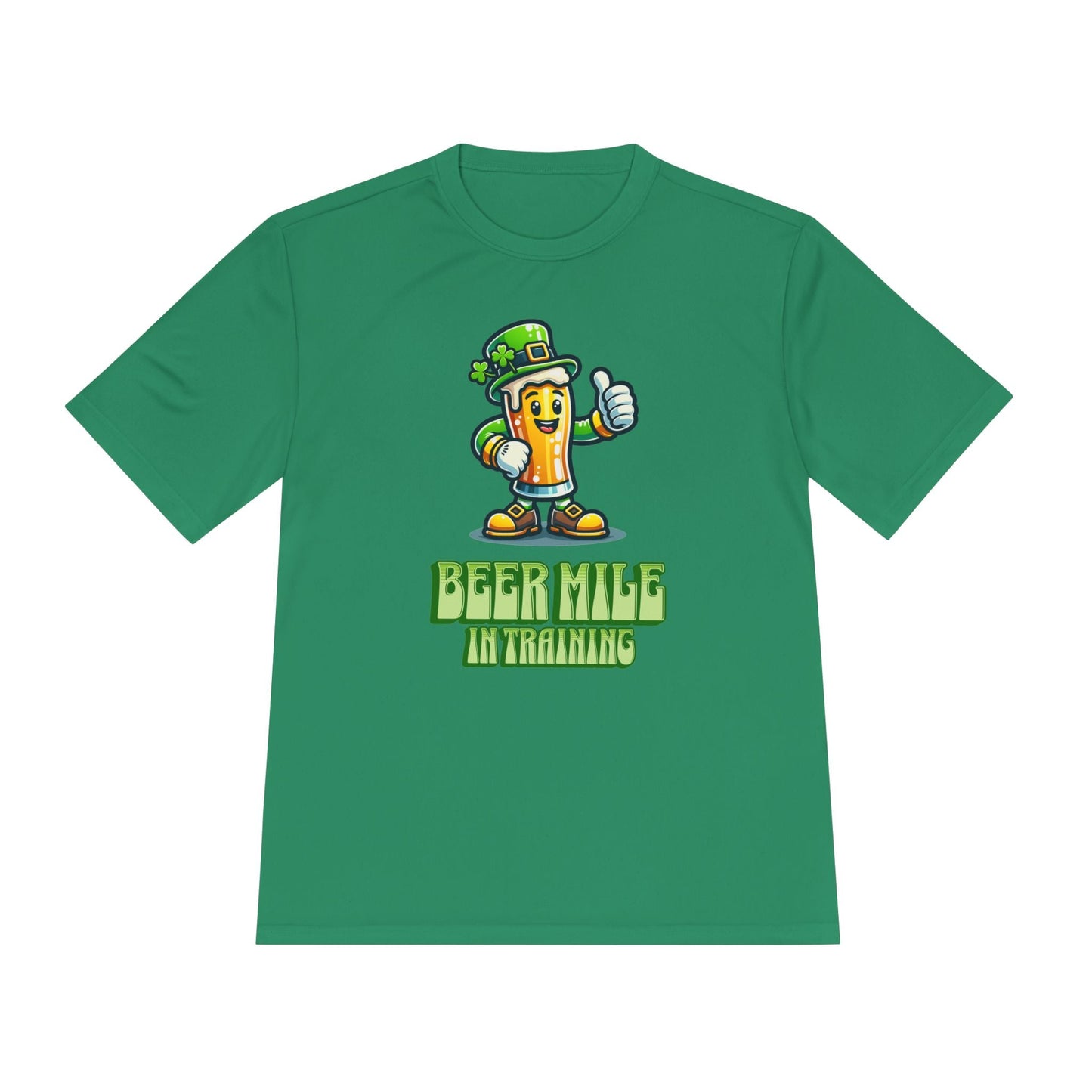 Beer Mile In Training - Unisex Moisture Wicking Tee - Forward Gear Athletics