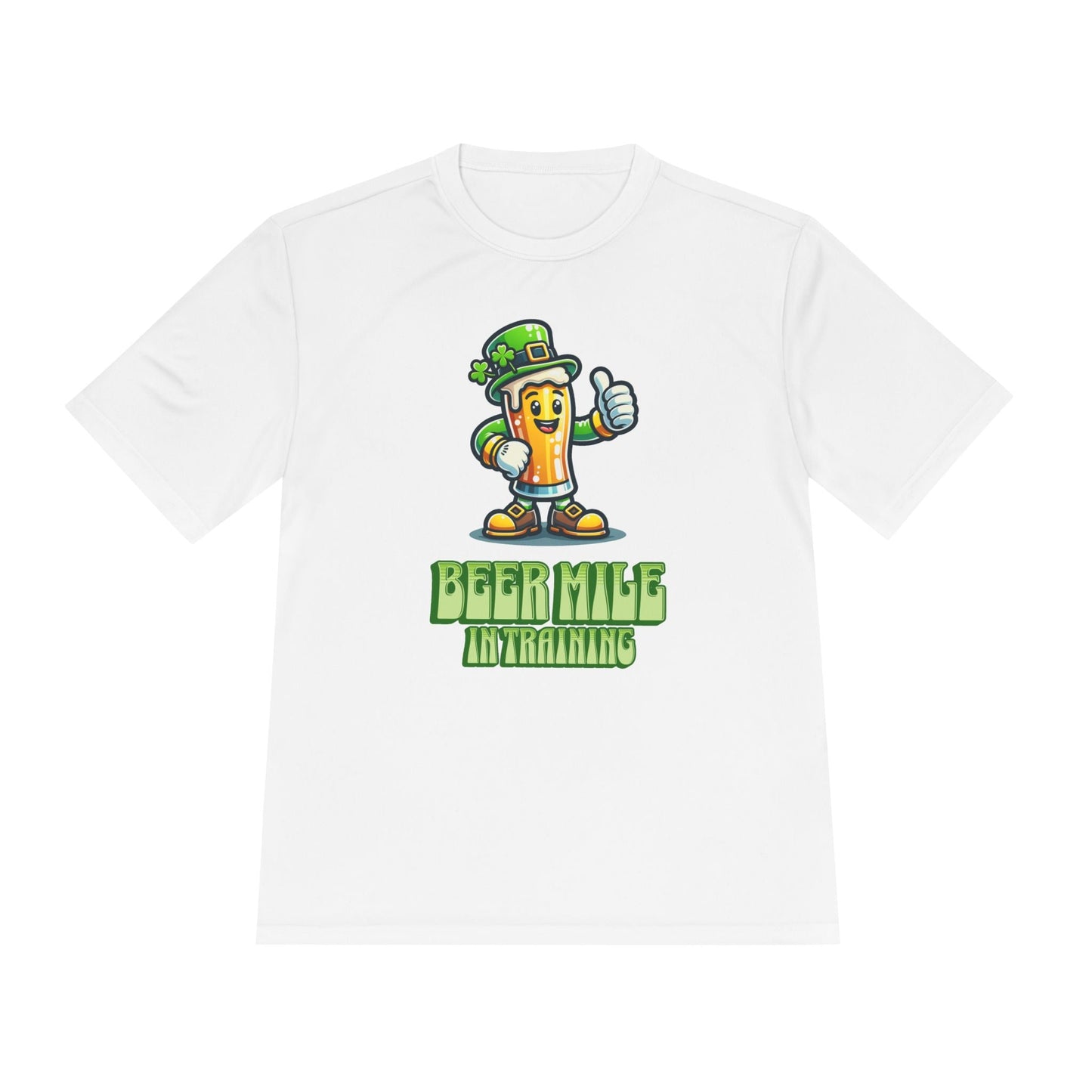 Beer Mile In Training - Unisex Moisture Wicking Tee - Forward Gear Athletics