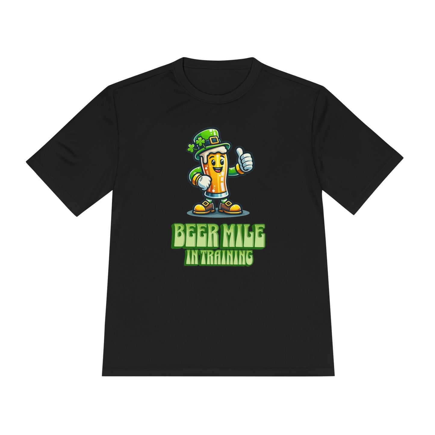 Beer Mile In Training - Unisex Moisture Wicking Tee - Forward Gear Athletics