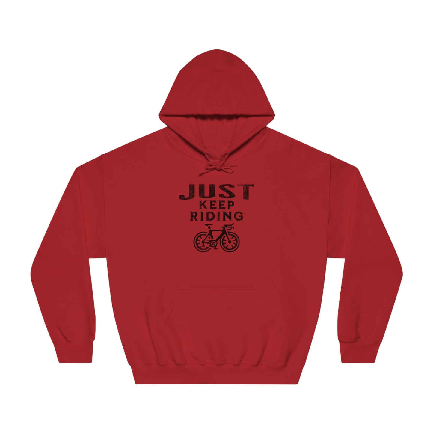 Cycling - Just Keep Moving (Black print) Hoodie - Unisex - Forward Gear Athletics