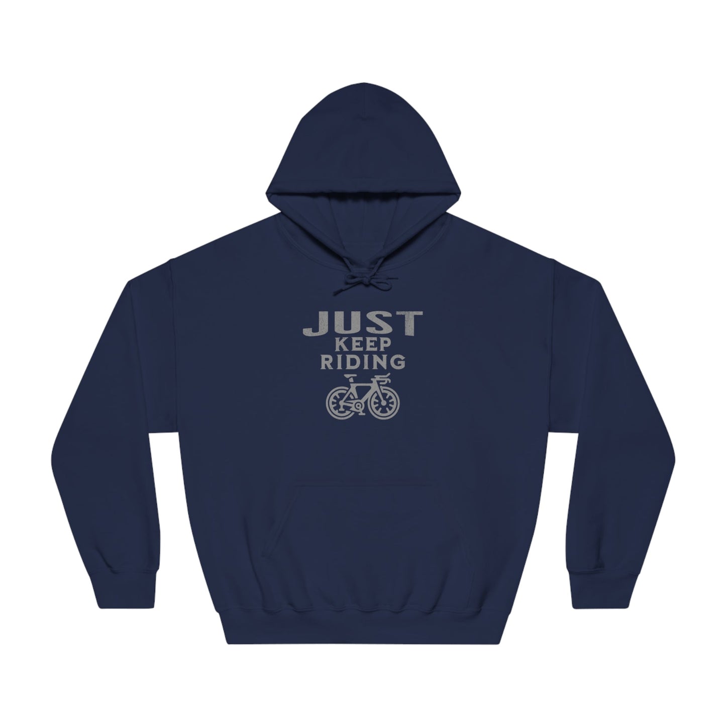 Cycling - Just Keep Moving (Grey print) Hoodie - Unisex - Forward Gear Athletics