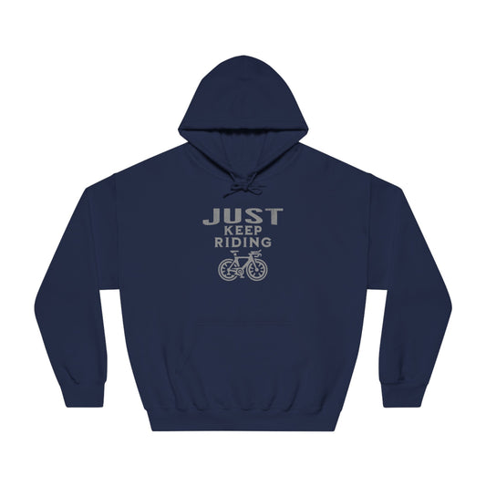 Cycling - Just Keep Moving (Grey print) Hoodie - Unisex - Forward Gear Athletics