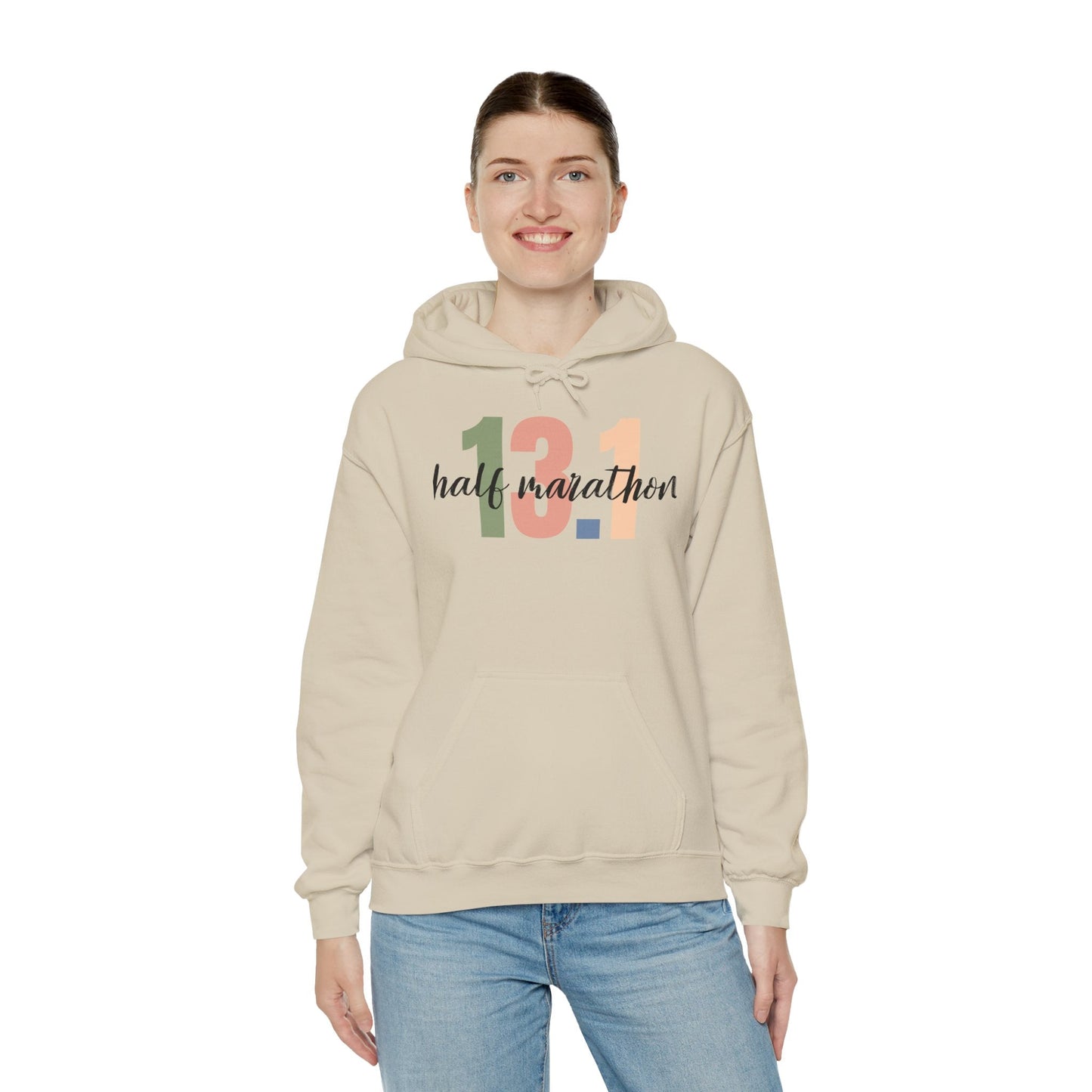 Half Marathon 13.1 - Unisex Heavy Blend Hooded Sweatshirt - Forward Gear Athletics