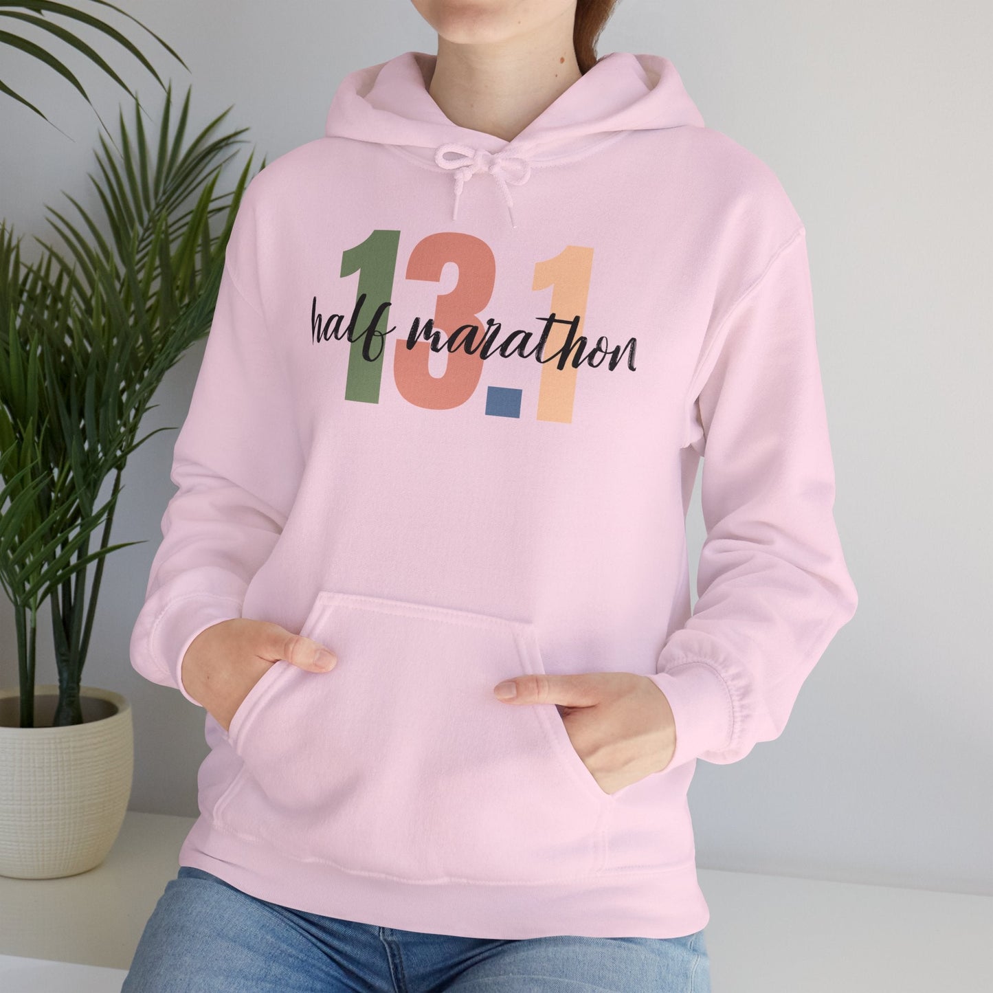 Half Marathon 13.1 - Unisex Heavy Blend Hooded Sweatshirt - Forward Gear Athletics