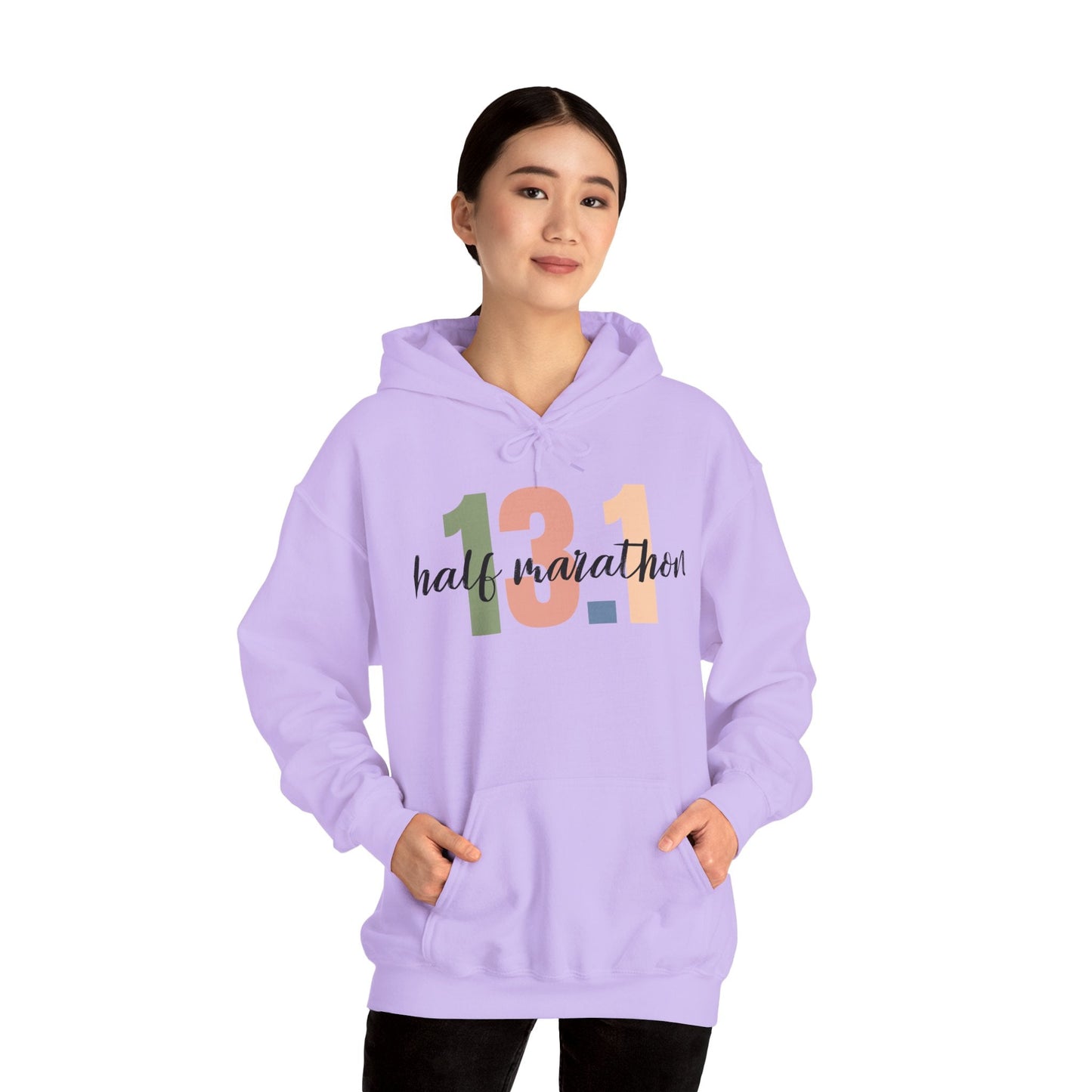 Half Marathon 13.1 - Unisex Heavy Blend Hooded Sweatshirt - Forward Gear Athletics