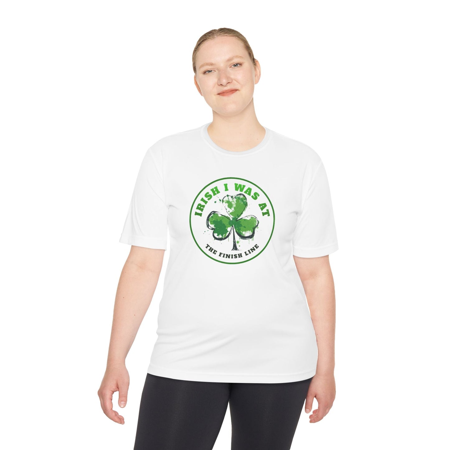 Irish I was at the Finish Line - Unisex Moisture Wicking Tee - Forward Gear Athletics