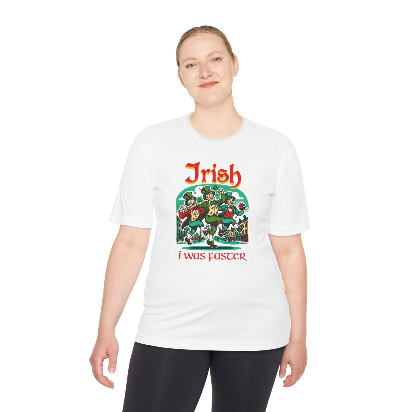 Irish I Was Faster - Unisex Moisture Wicking Tee - Forward Gear Athletics