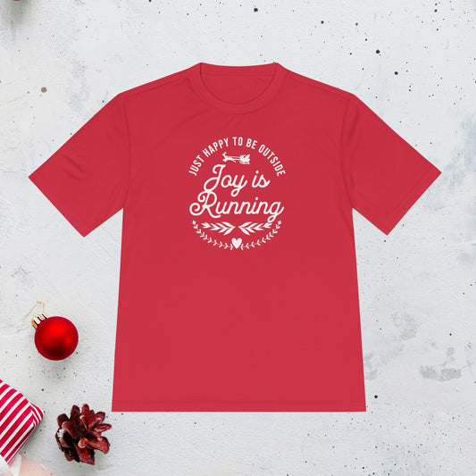 Joy is Running - Unisex Moisture Wicking Tee - Forward Gear Athletics
