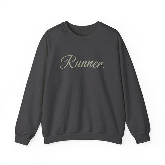 Just A Runner - Unisex Heavy Blendâ„¢ Crewneck Sweatshirt - Forward Gear Athletics