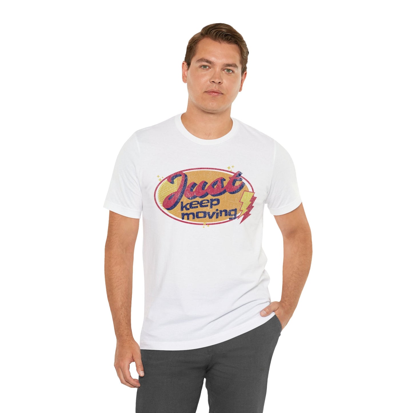 Just Keep Moving - Retro Flash - Unisex - Forward Gear Athletics