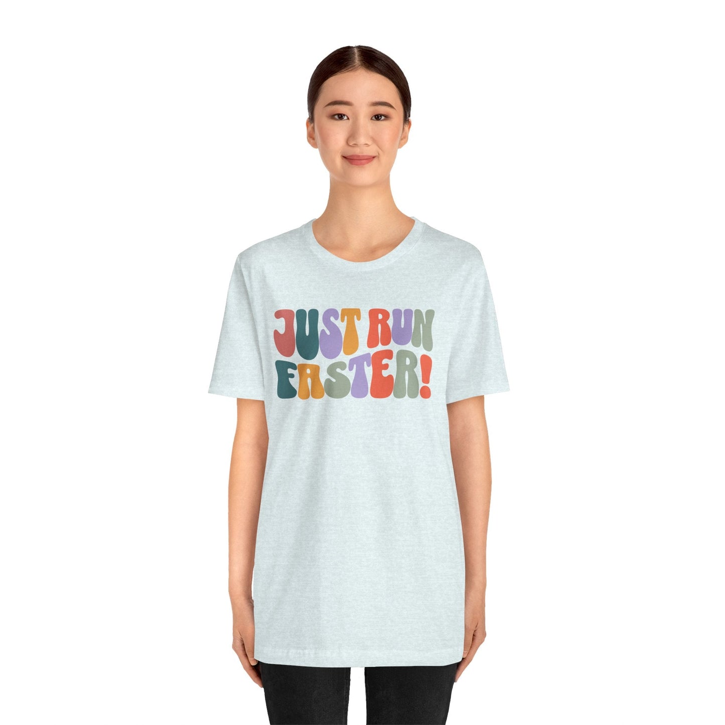 Just Run Faster - Rainbow Retro - Unisex - Forward Gear Athletics