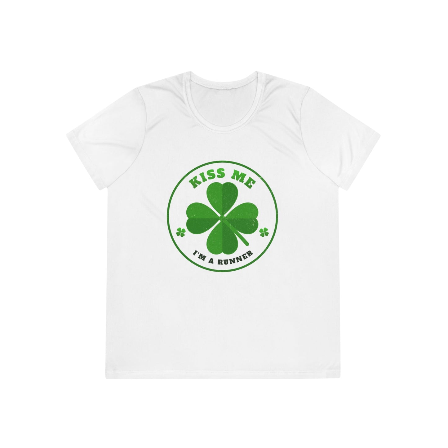 Kiss Me I'm a Runner - Ladies Competitor Tee - Forward Gear Athletics