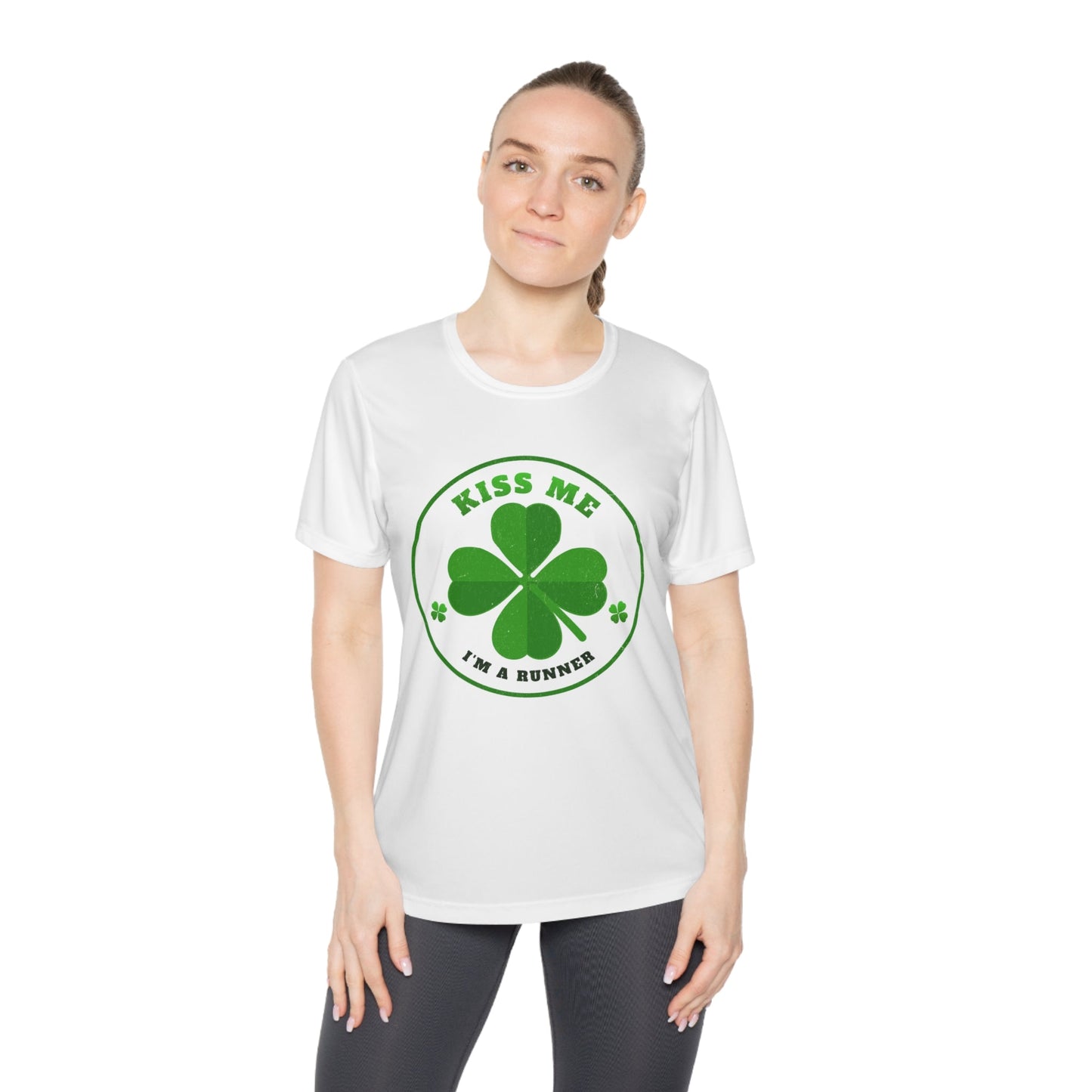 Kiss Me I'm a Runner - Ladies Competitor Tee - Forward Gear Athletics