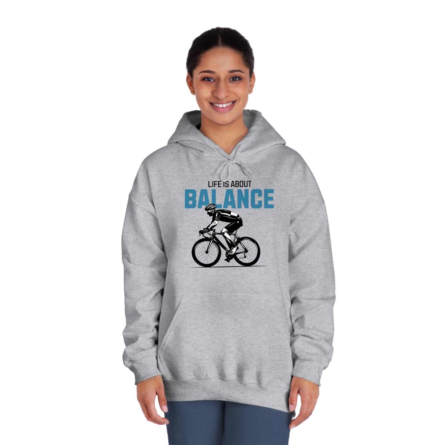 Life is About Balance Hoodie - Cycling - Unisex - Forward Gear Athletics