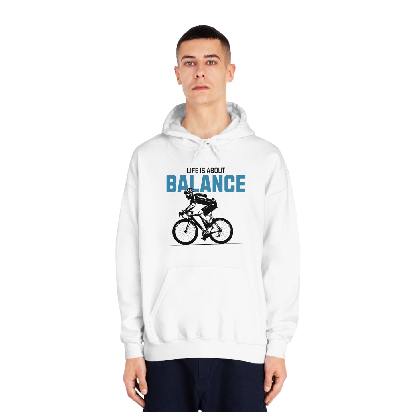 Life is About Balance Hoodie - Cycling - Unisex - Forward Gear Athletics