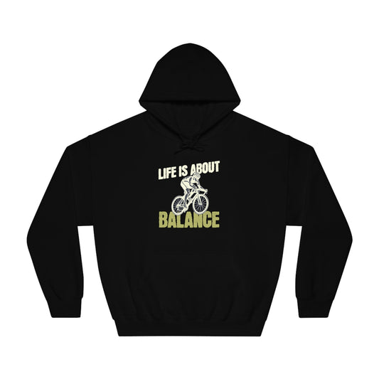 Life is About Balance Hoodie - Moss - Cycling - Unisex - Forward Gear Athletics