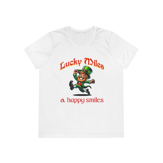 Lucky Miles and Happy Smiles - Ladies Competitor Tee - Forward Gear Athletics