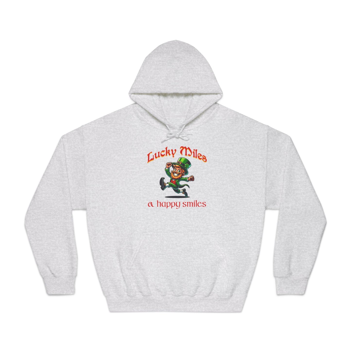 Lucky Miles and Happy Smiles - Unisex DryBlend Hooded Sweatshirt - Forward Gear Athletics