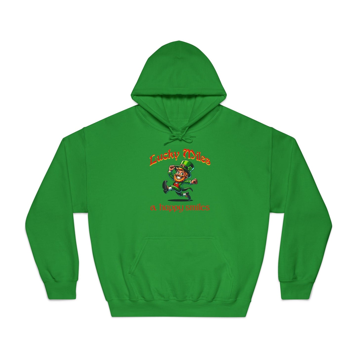 Lucky Miles and Happy Smiles - Unisex DryBlend Hooded Sweatshirt - Forward Gear Athletics