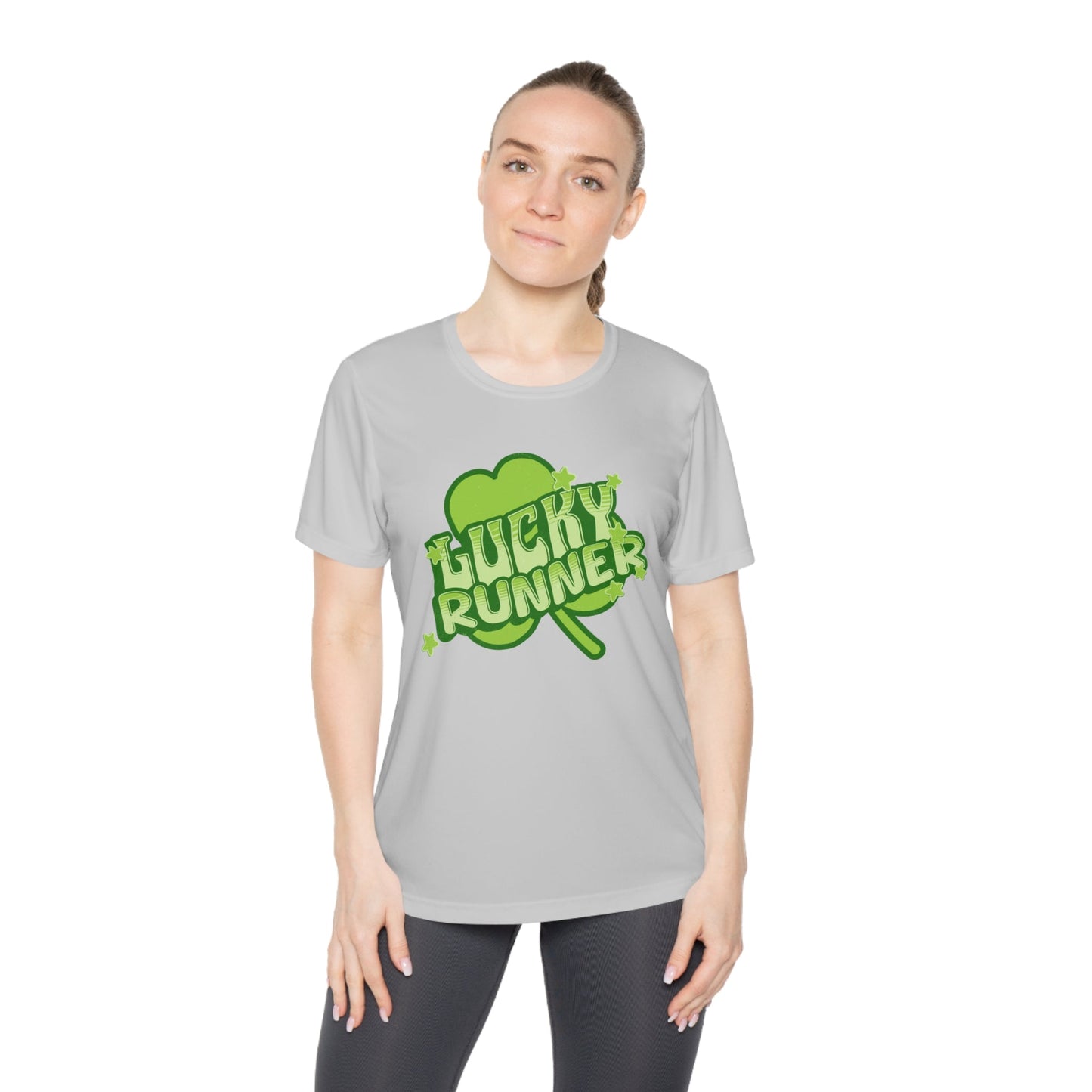 Lucky Runner Shamrock - Ladies Competitor Tee - Forward Gear Athletics