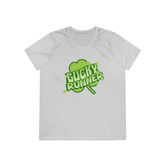Lucky Runner Shamrock - Ladies Competitor Tee - Forward Gear Athletics