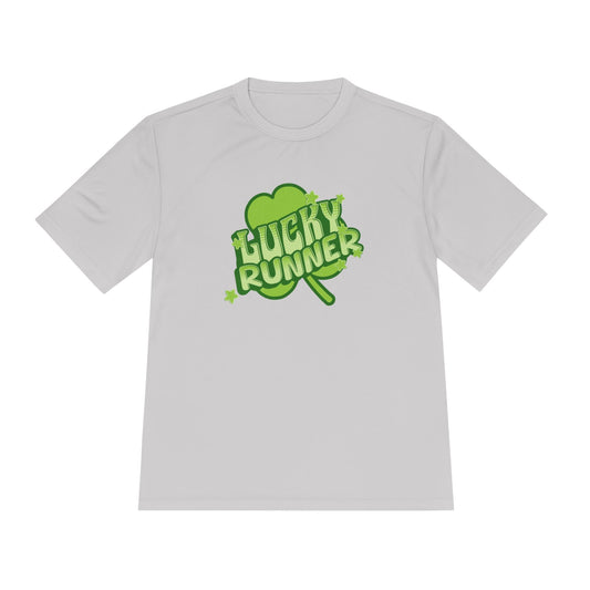 Lucky Runner Shamrock - Unisex Moisture Wicking Tee - Forward Gear Athletics