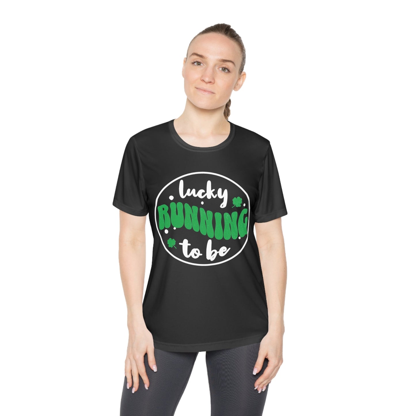 Lucky to be Running - Ladies Competitor Tee - Forward Gear Athletics