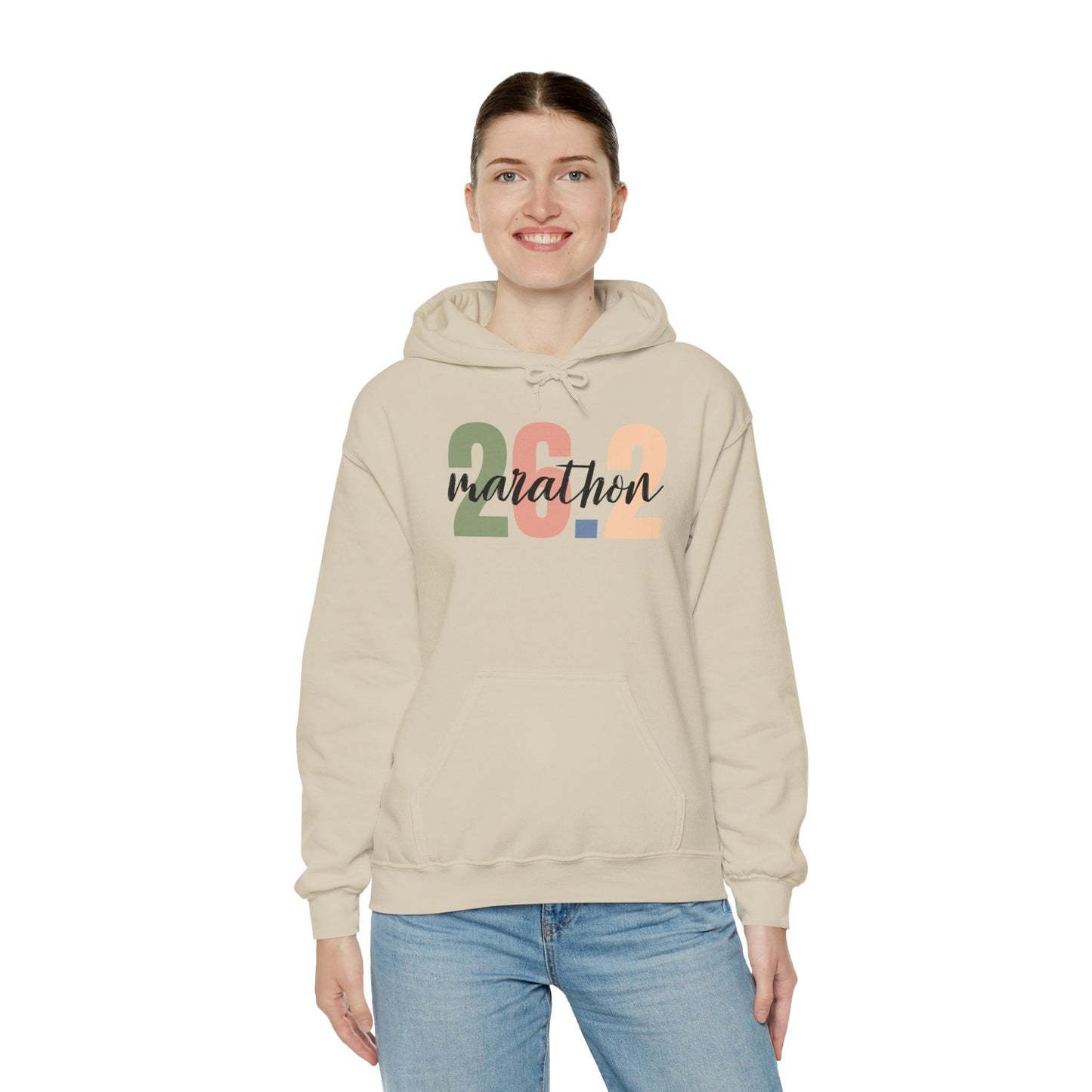 Marathon 26.2 - Unisex Heavy Blend Hooded Sweatshirt - Forward Gear Athletics
