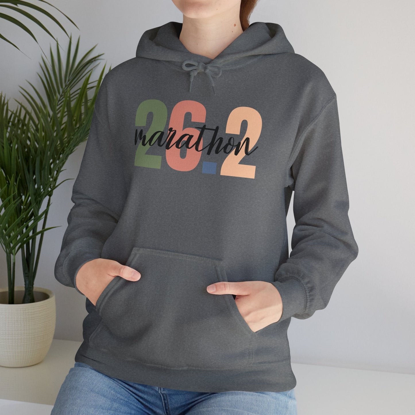 Marathon 26.2 - Unisex Heavy Blend Hooded Sweatshirt - Forward Gear Athletics