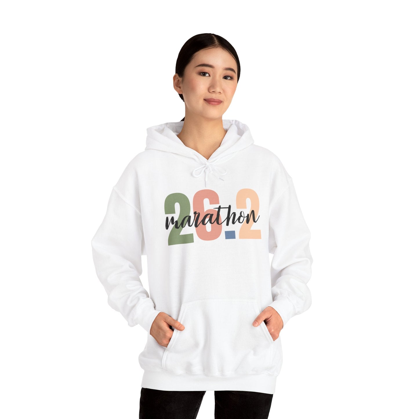 Marathon 26.2 - Unisex Heavy Blend Hooded Sweatshirt - Forward Gear Athletics
