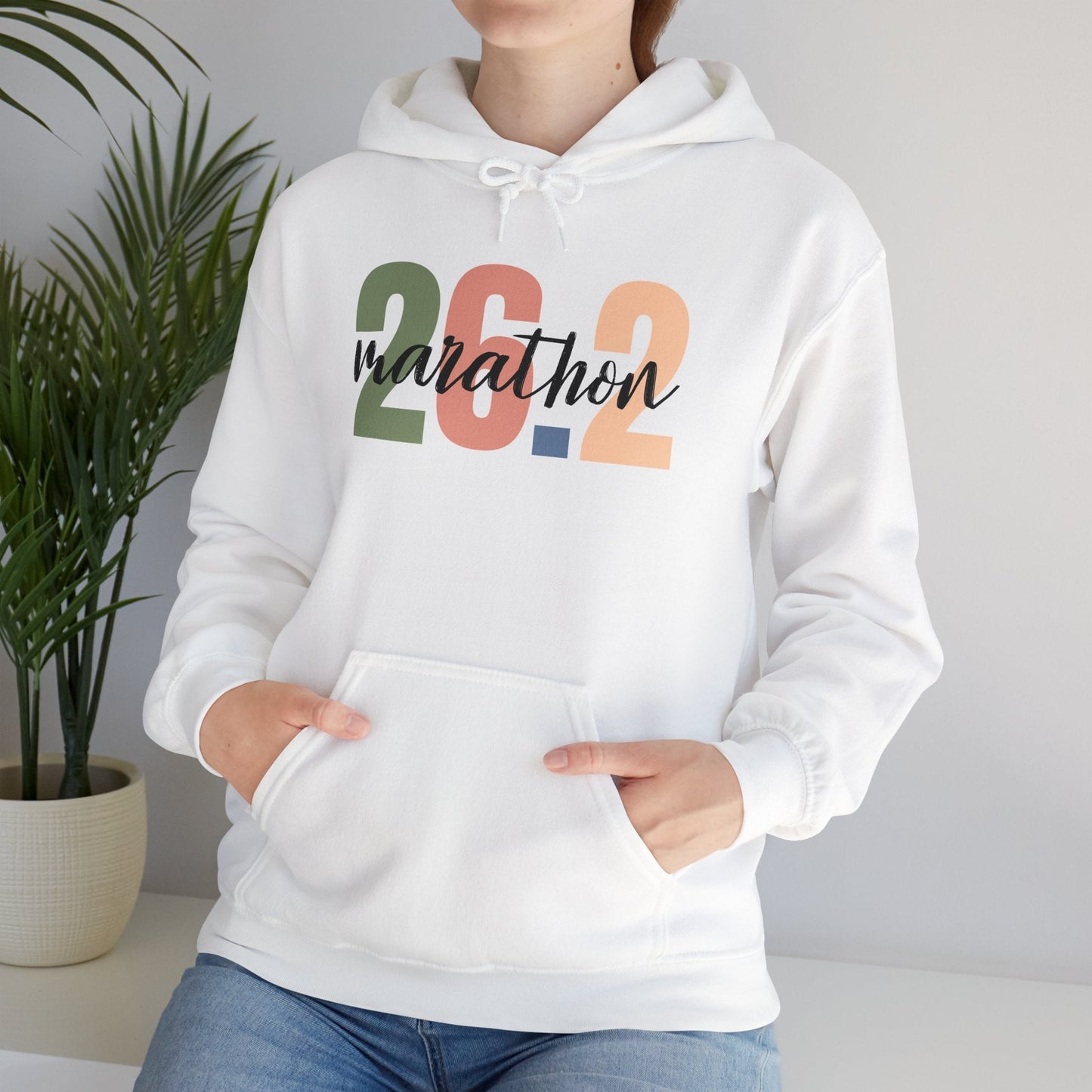 Marathon 26.2 - Unisex Heavy Blend Hooded Sweatshirt - Forward Gear Athletics