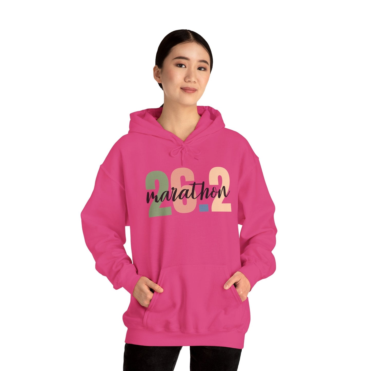 Marathon 26.2 - Unisex Heavy Blend Hooded Sweatshirt - Forward Gear Athletics