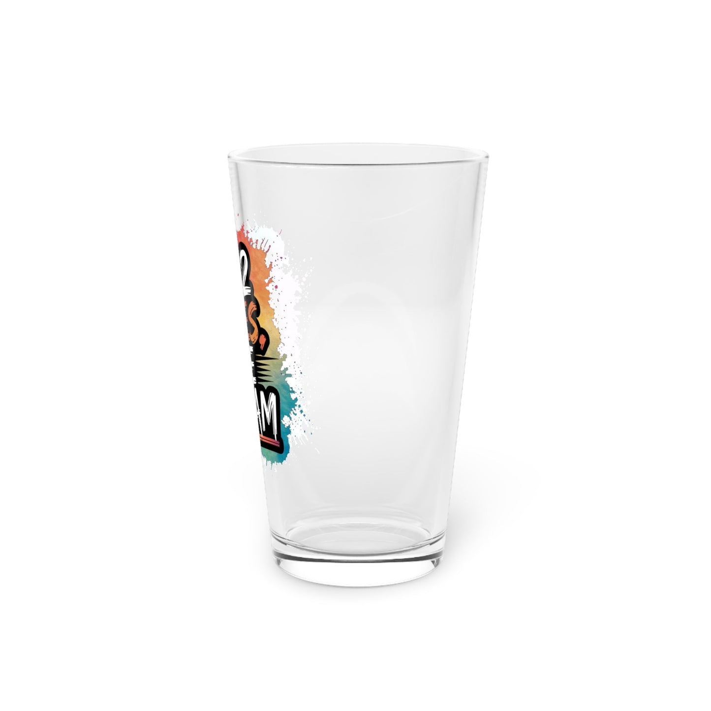 Motivational Pint Glass - 16oz "26.2 Miles, One Dream" Perfect for Runners - Forward Gear Athletics