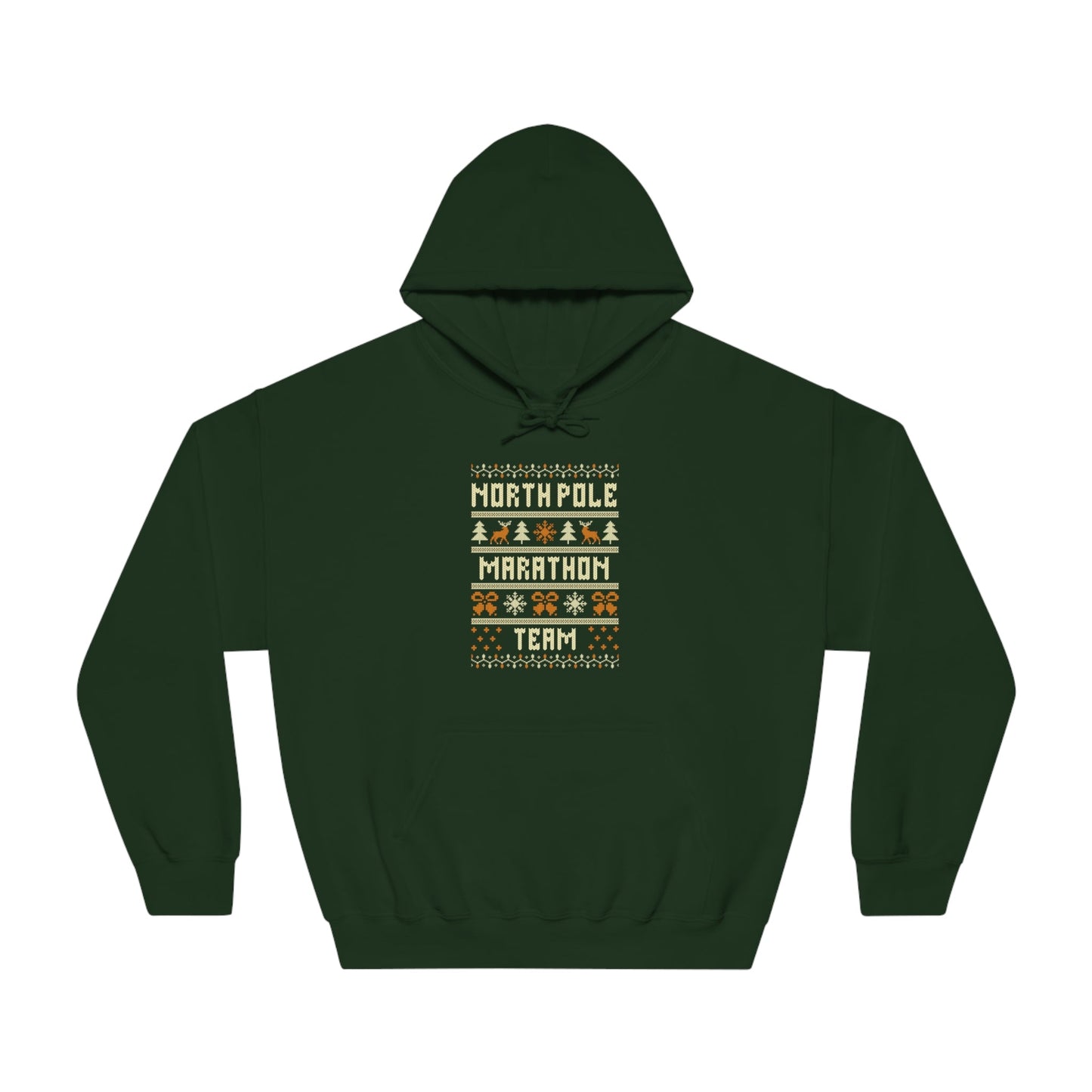 North Pole Marathon Team - Unisex DryBlend Hooded Sweatshirt - Forward Gear Athletics
