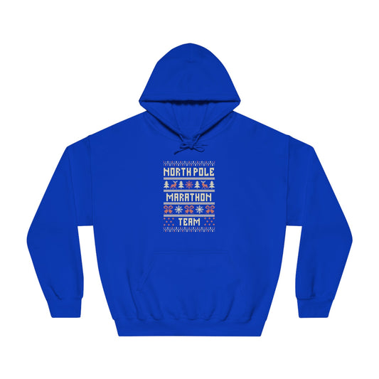 North Pole Marathon Team - Unisex DryBlend Hooded Sweatshirt - Forward Gear Athletics